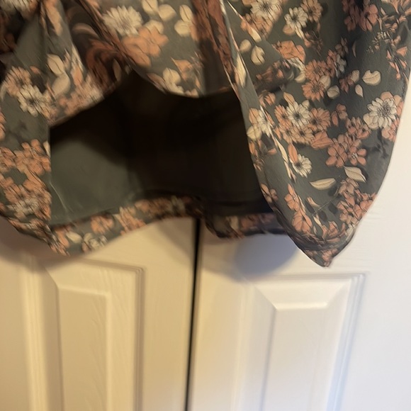 NWOT LOFT cap sleeve floral dress size XXSP - Picture 7 of 9